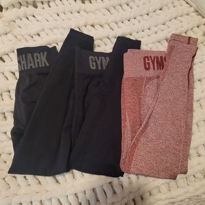 *Three* pairs of gymshark leggings
